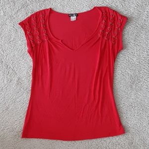 Venus V-Neck Top NWOT